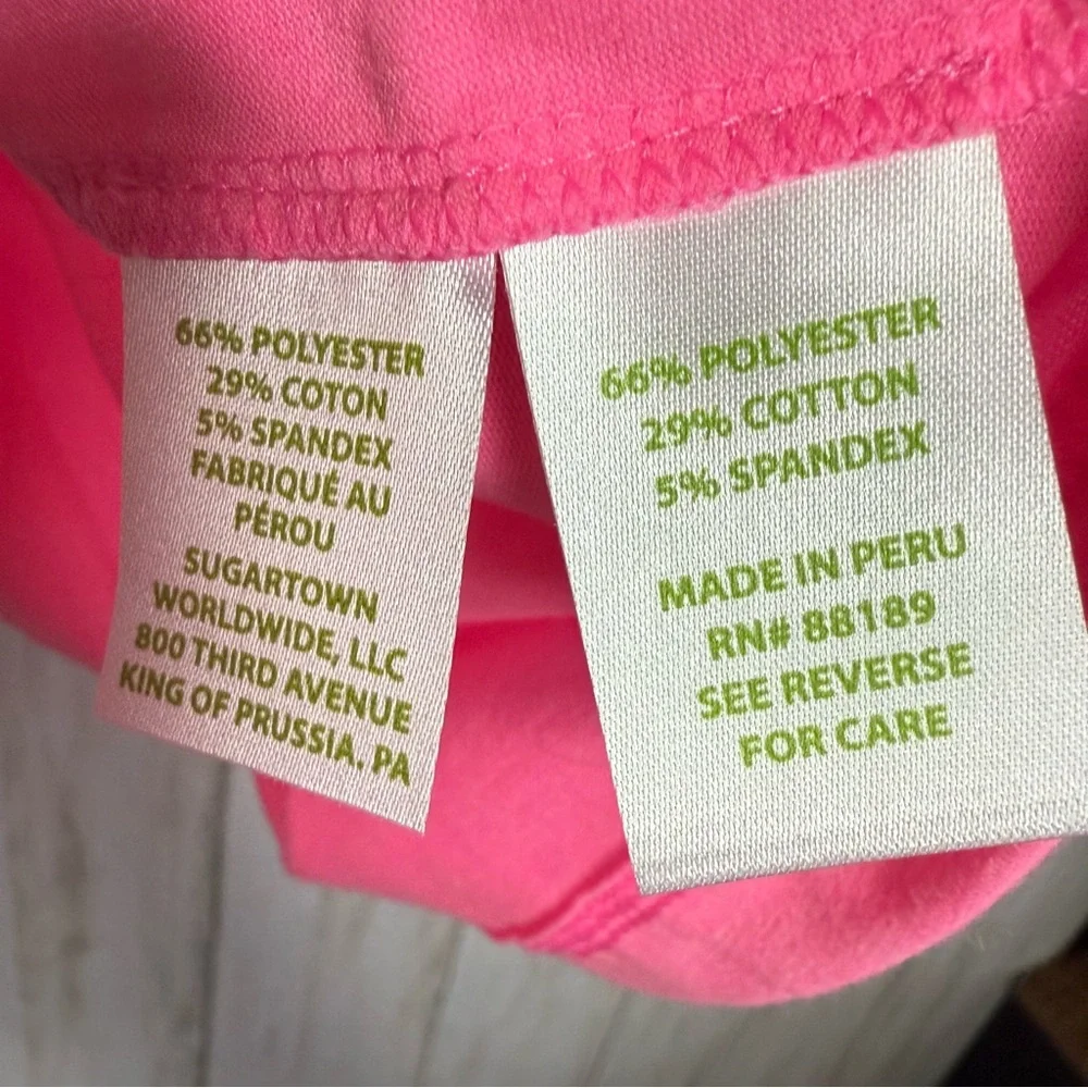 Lilly Pulitzer NWT Lyra Barbie Pink Ruffle Blouse M